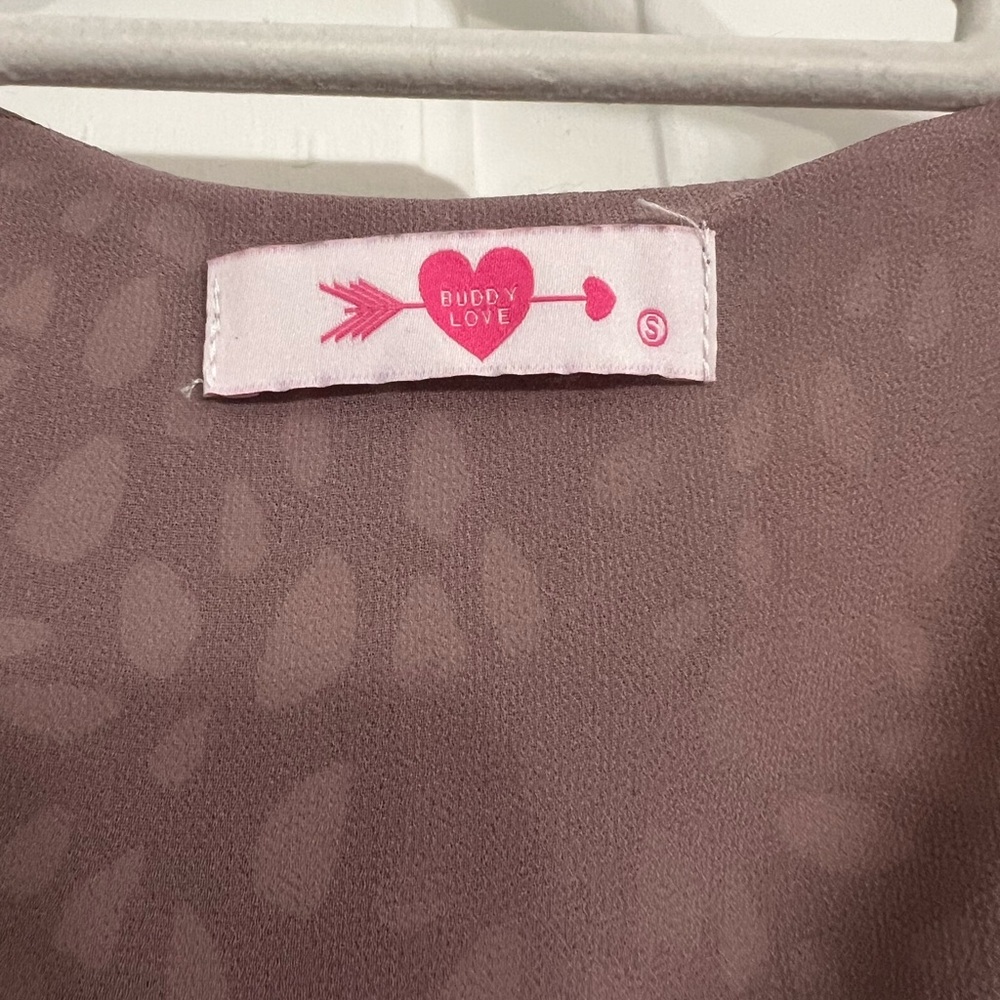 Stylish Brown Patterned Women's Top - image 2